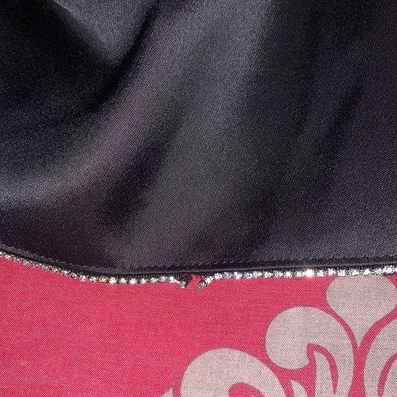 Zara black rhinestone bow mini skirt - Picture 12 of 13